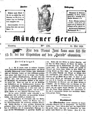 Münchener Herold Samstag 29. Mai 1852