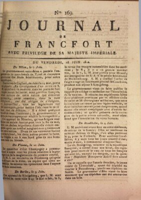 Journal de Francfort Freitag 18. Juni 1802