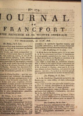 Journal de Francfort Mittwoch 23. Juni 1802