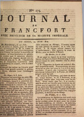 Journal de Francfort Donnerstag 24. Juni 1802