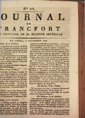 Journal de Francfort Montag 8. November 1802