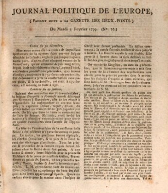 Journal politique de l'Europe (Gazette des Deux-Ponts) Dienstag 5. Februar 1799