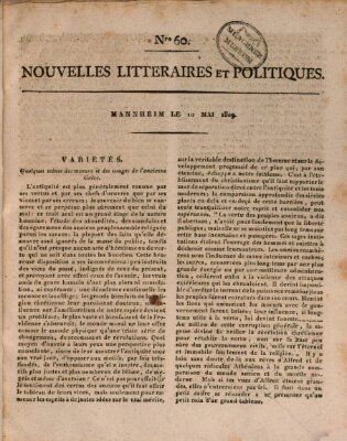 Nouvelles littéraires et politiques (Gazette des Deux-Ponts) Mittwoch 10. Mai 1809