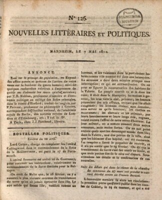 Nouvelles littéraires et politiques (Gazette des Deux-Ponts) Montag 7. Mai 1810