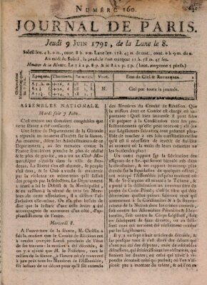 Journal de Paris 〈Paris〉 Donnerstag 9. Juni 1791