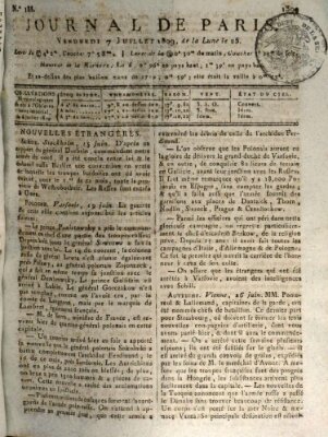 Journal de Paris 〈Paris〉 Freitag 7. Juli 1809