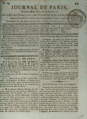 Journal de Paris 〈Paris〉 Donnerstag 9. Mai 1811