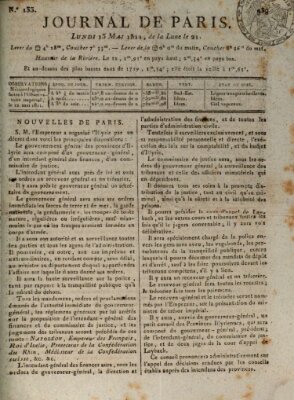 Journal de Paris 〈Paris〉 Montag 13. Mai 1811