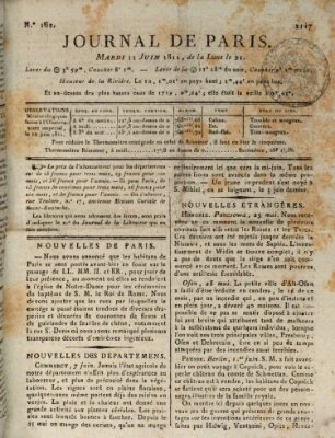 Journal de Paris 〈Paris〉 Dienstag 11. Juni 1811