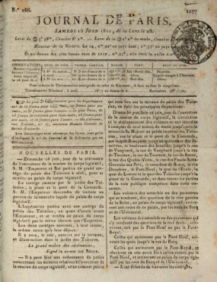 Journal de Paris 〈Paris〉 Samstag 15. Juni 1811