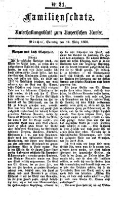 Bayerischer Kurier Sonntag 14. März 1858