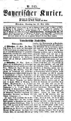 Bayerischer Kurier Samstag 29. Mai 1858