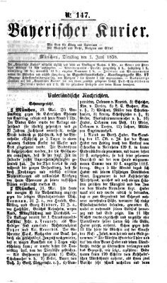 Bayerischer Kurier Dienstag 1. Juni 1858