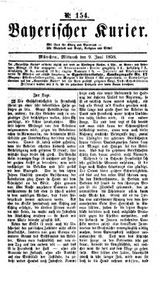 Bayerischer Kurier Mittwoch 9. Juni 1858