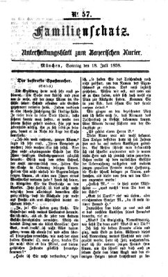 Bayerischer Kurier Sonntag 18. Juli 1858