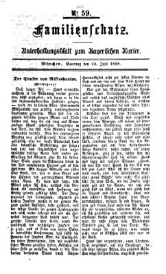 Bayerischer Kurier Sonntag 25. Juli 1858