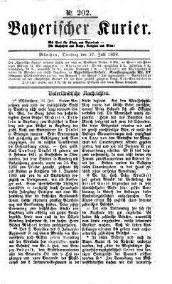 Bayerischer Kurier Dienstag 27. Juli 1858