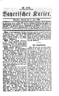 Bayerischer Kurier Montag 11. Juli 1859