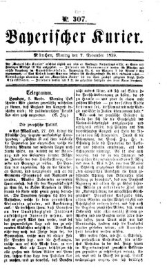 Bayerischer Kurier Montag 7. November 1859