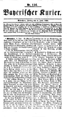 Bayerischer Kurier Freitag 8. Juni 1860