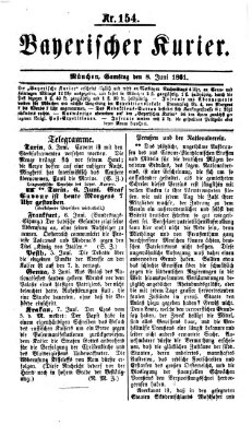Bayerischer Kurier Samstag 8. Juni 1861