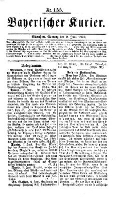 Bayerischer Kurier Sonntag 9. Juni 1861