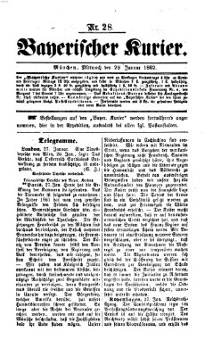 Bayerischer Kurier Mittwoch 29. Januar 1862
