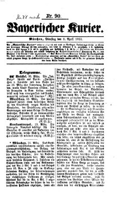 Bayerischer Kurier Dienstag 1. April 1862