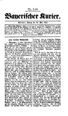Bayerischer Kurier Freitag 30. Mai 1862