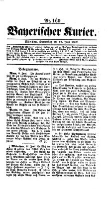 Bayerischer Kurier Donnerstag 12. Juni 1862