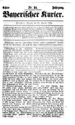 Bayerischer Kurier Montag 25. Januar 1864