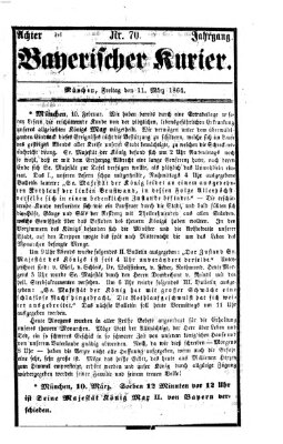 Bayerischer Kurier Freitag 11. März 1864