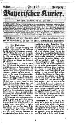 Bayerischer Kurier Mittwoch 20. Juli 1864