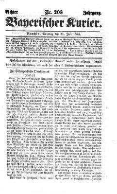 Bayerischer Kurier Sonntag 31. Juli 1864