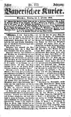 Bayerischer Kurier Dienstag 4. Oktober 1864
