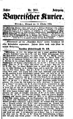 Bayerischer Kurier Mittwoch 19. Oktober 1864