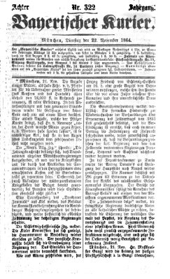 Bayerischer Kurier Dienstag 22. November 1864