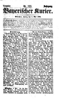 Bayerischer Kurier Freitag 5. Mai 1865