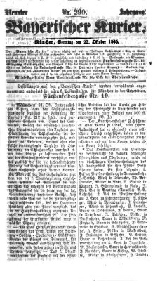 Bayerischer Kurier Sonntag 22. Oktober 1865