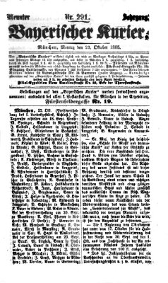 Bayerischer Kurier Montag 23. Oktober 1865