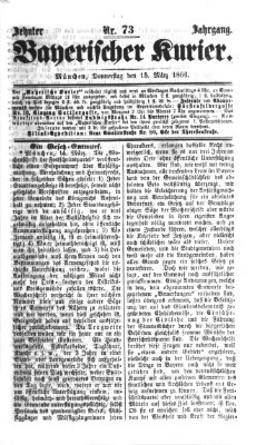 Bayerischer Kurier Donnerstag 15. März 1866