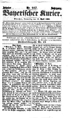 Bayerischer Kurier Donnerstag 19. April 1866