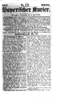 Bayerischer Kurier Donnerstag 5. Juli 1866