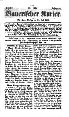 Bayerischer Kurier Dienstag 31. Juli 1866