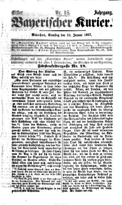 Bayerischer Kurier Samstag 19. Januar 1867
