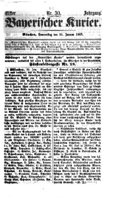 Bayerischer Kurier Donnerstag 31. Januar 1867