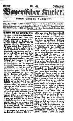 Bayerischer Kurier Dienstag 12. Februar 1867