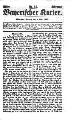 Bayerischer Kurier Sonntag 3. März 1867