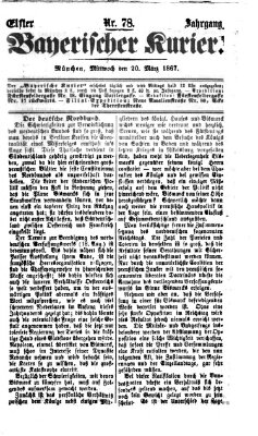 Bayerischer Kurier Mittwoch 20. März 1867