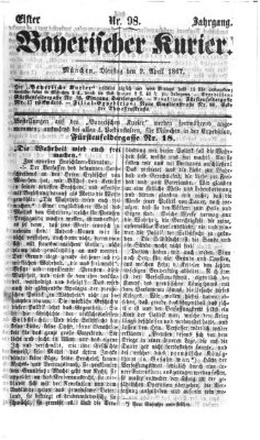 Bayerischer Kurier Dienstag 9. April 1867